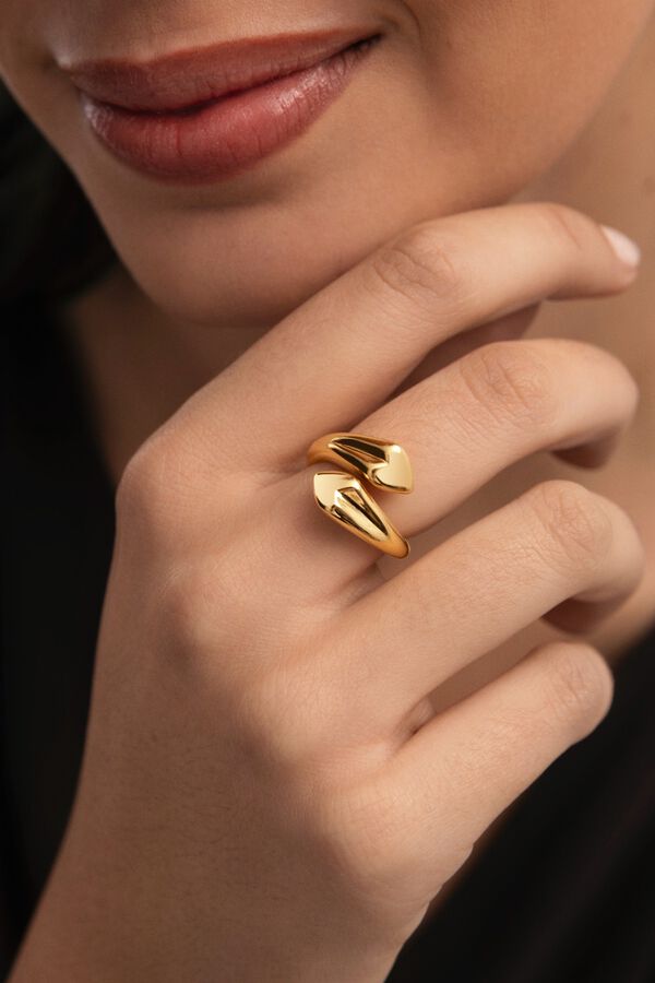 Singularu Anillo Abbraccio Amour B.Oro  amarillo