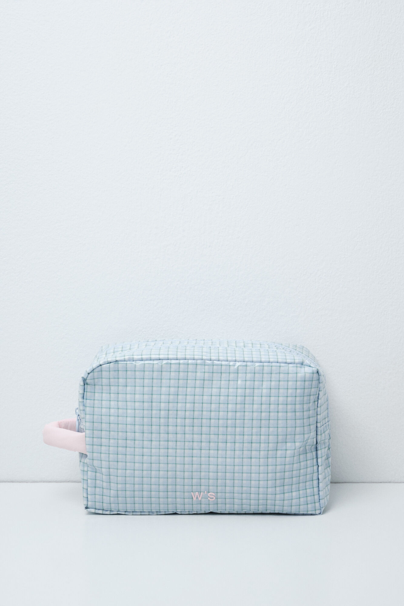 Women'secret Neceser grande cuadros azul