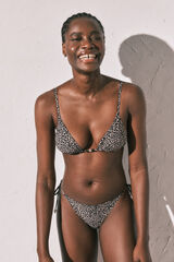 Women'secret Braga bikini cl&aacute;sica animal print leopardo blanco