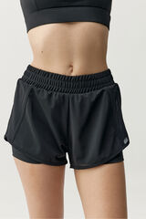 Born Living Yoga Pantal&oacute;n corto deportivo Padma 2.0 Negro negro