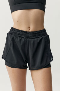 Born Living Yoga Pantal&oacute;n corto deportivo Padma 2.0 Negro