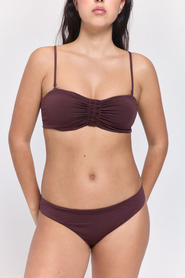 Pieces Braga bikini c&oacute;moda rojo