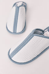 Women'secret Zapatillas casa estampado azul azul