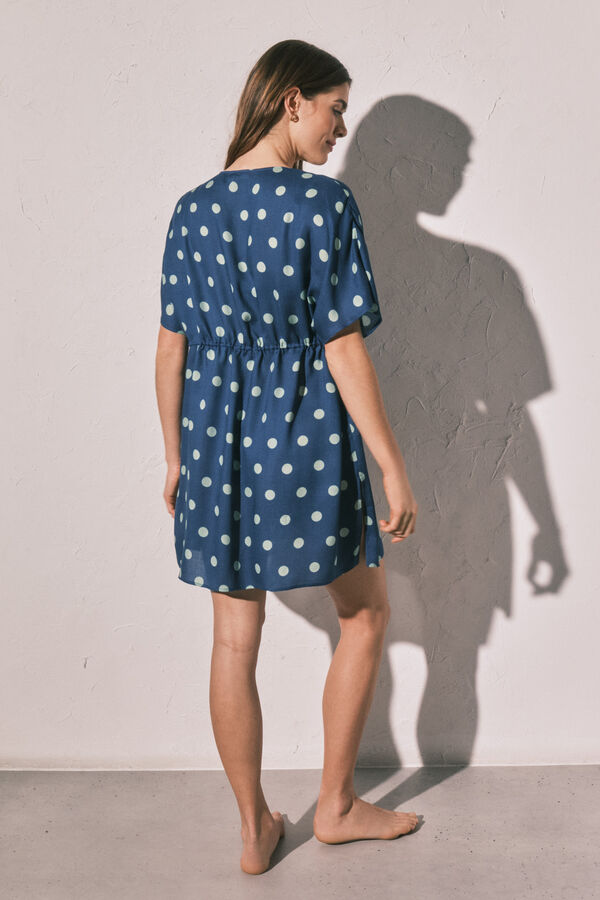 Women'secret T&uacute;nica corta crepe ligero estampado lunares estampado