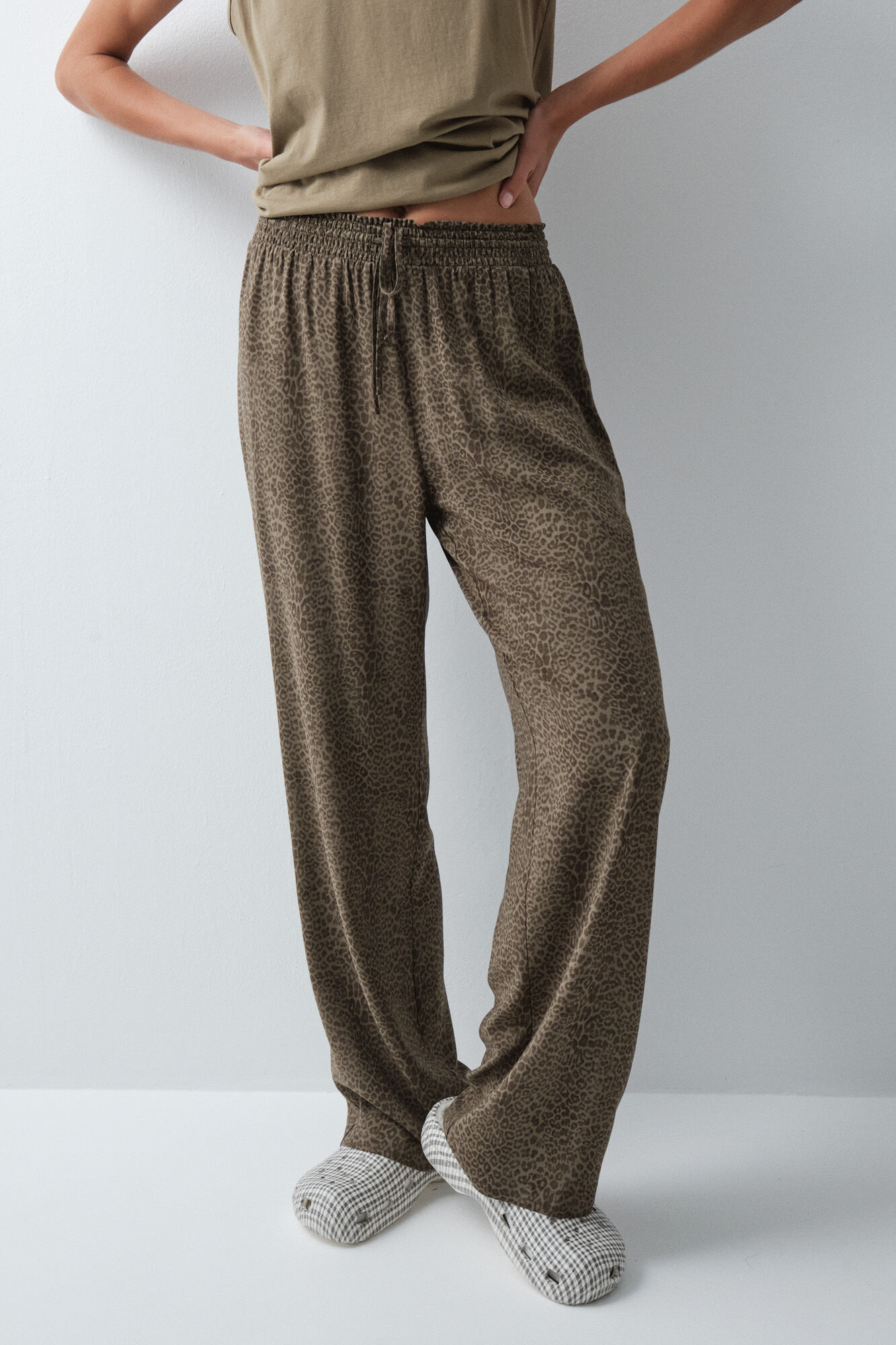 Women'secret Pantal&oacute;n largo animal print