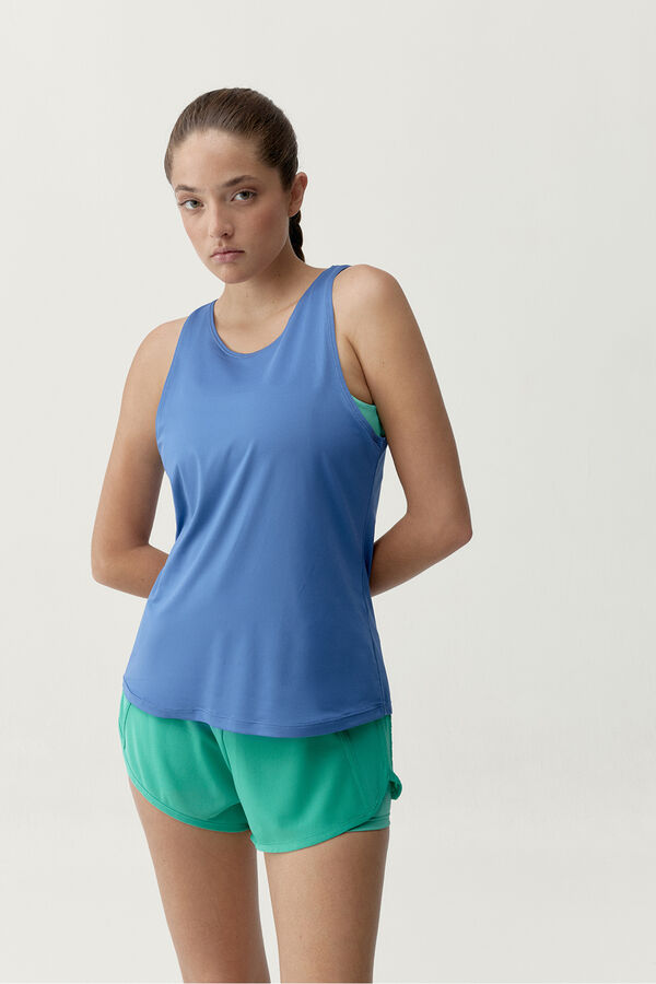 Born Living Yoga Camiseta deportiva Selena azul azul