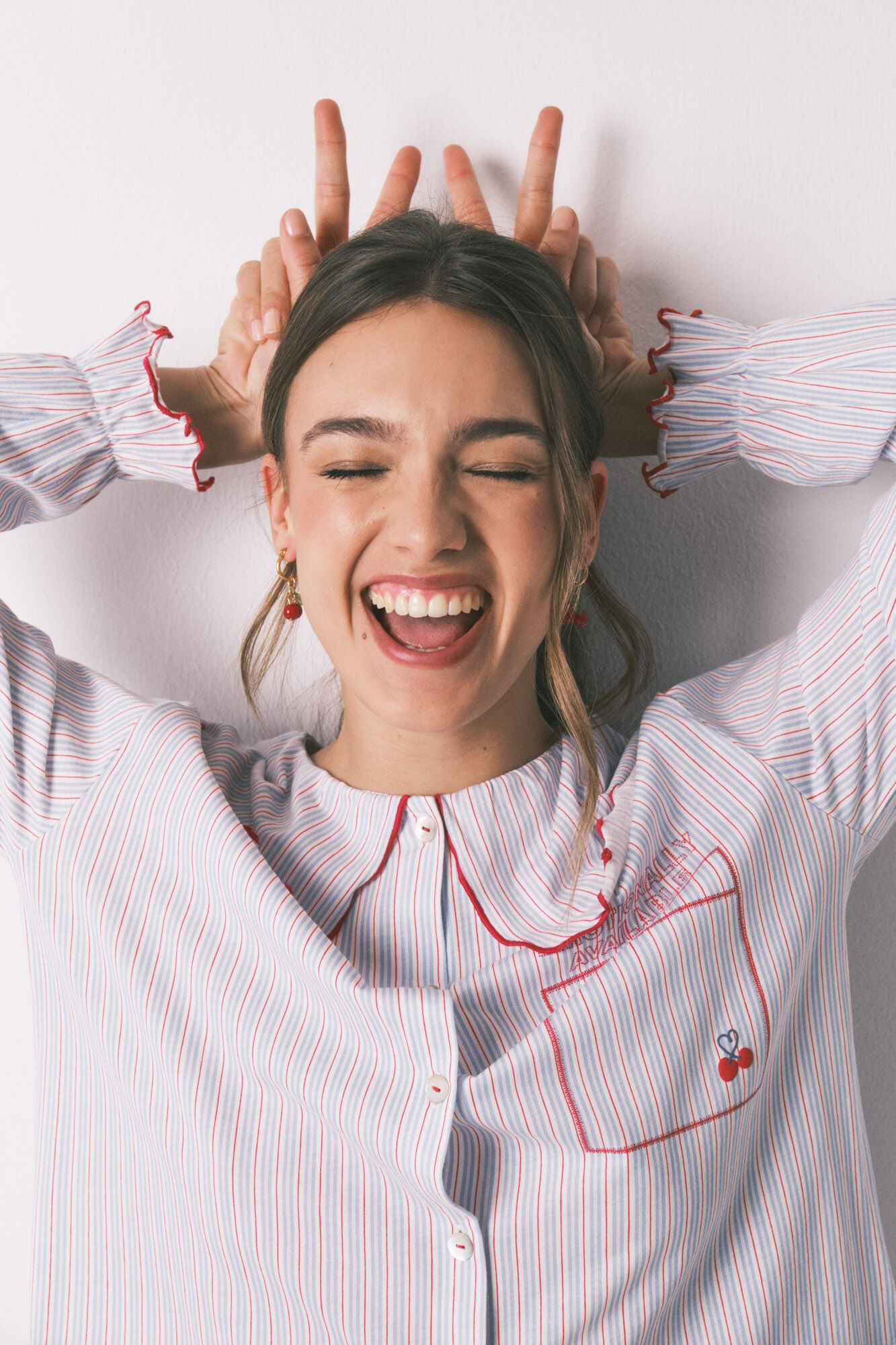 Women'secret Pijama largo algod&oacute;n cuello bobo