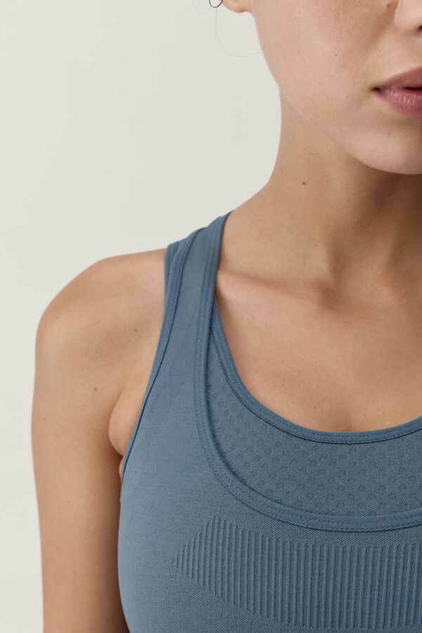 Born Living Yoga Top deportivo Nina azul azul