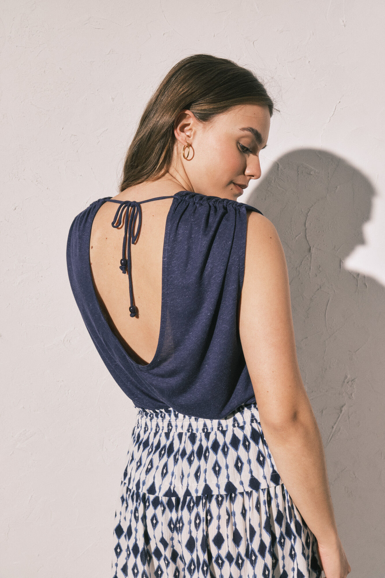Women'secret Camiseta sin mangas azul