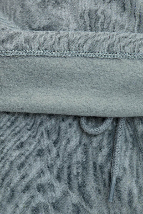Pieces Sudadera b&aacute;sica capucha azul