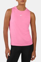 Reebok Camiseta sin mangas entrenamiento rosa