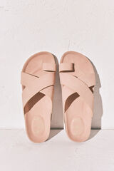 Women'secret Sandalia bio tiras cruzadas rosa rosa