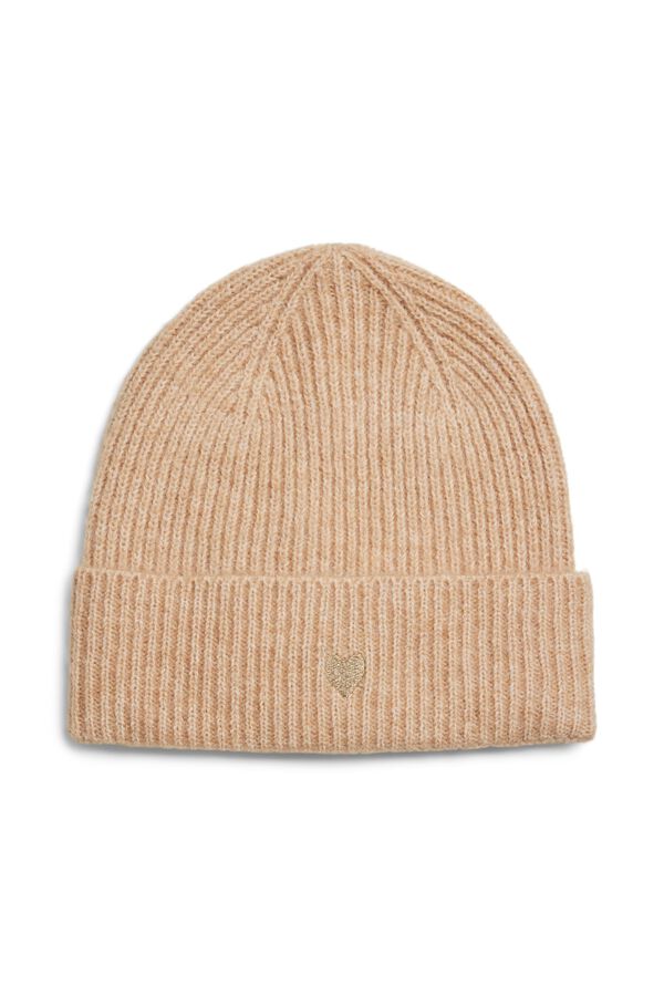 Pieces Gorro con bordado nude