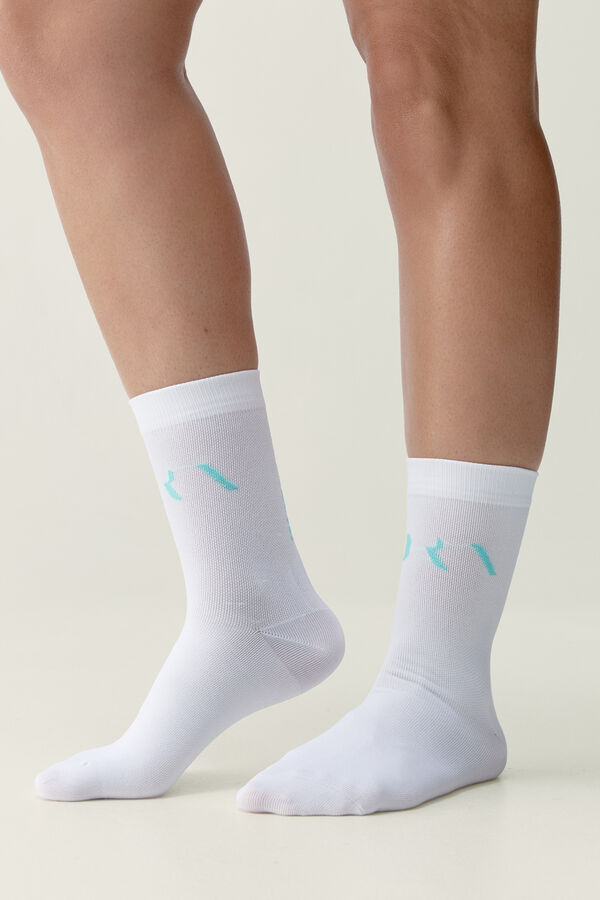 Born Living Yoga Calcetines Acari blanco/verde blanco