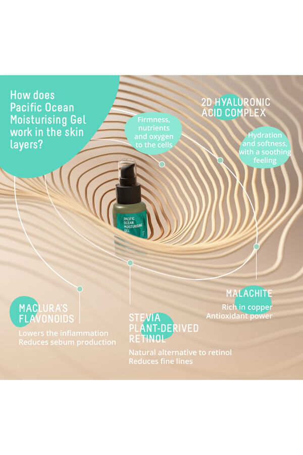 Freshly Cosmetics Pacific Ocean Gel Hidratante blanco