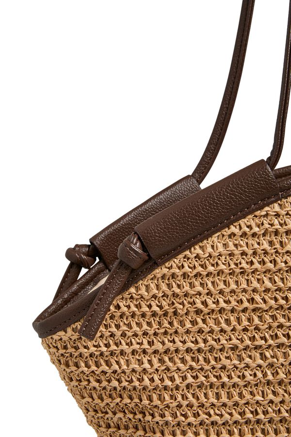 Pieces Bolso ccesta asas nude