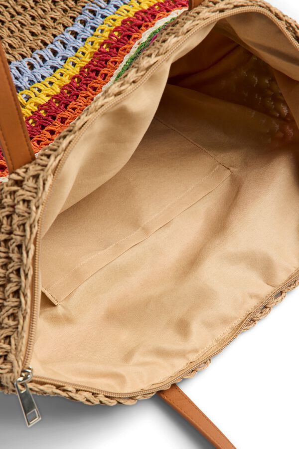 Pieces Shopper Paperstraw playa nude
