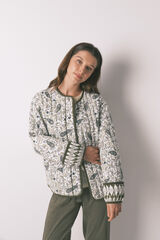 Women'secret Chaqueta acolchada estampado Paisley estampado