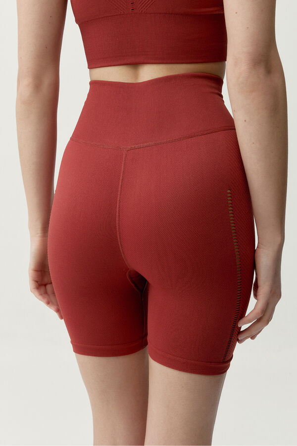 Born Living Yoga Pantal&oacute;n corto deportivo Sunset rojo rojo