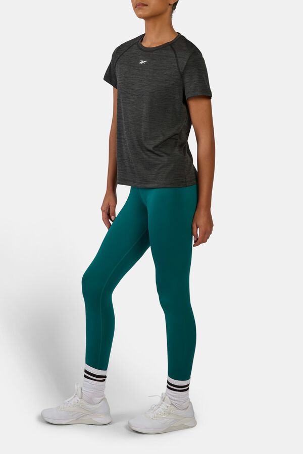 Reebok Malla entrenamiento cintura alta verde