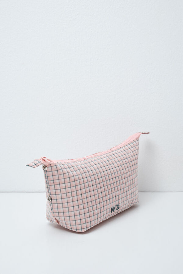 Women'secret Neceser mediano cuadros asa estampado