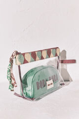 Women'secret Pack 2 neceseres transparente y rafia estampado
