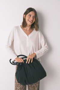 Women'secret Bolso reversible nylon animal print