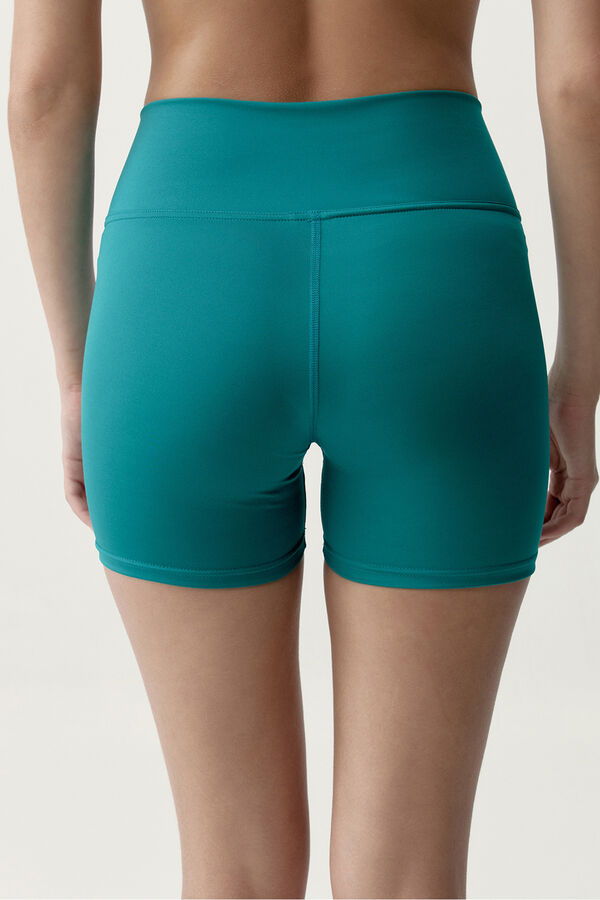Born Living Yoga Pantal&oacute;n corto deportivo Roland verde turquesa
