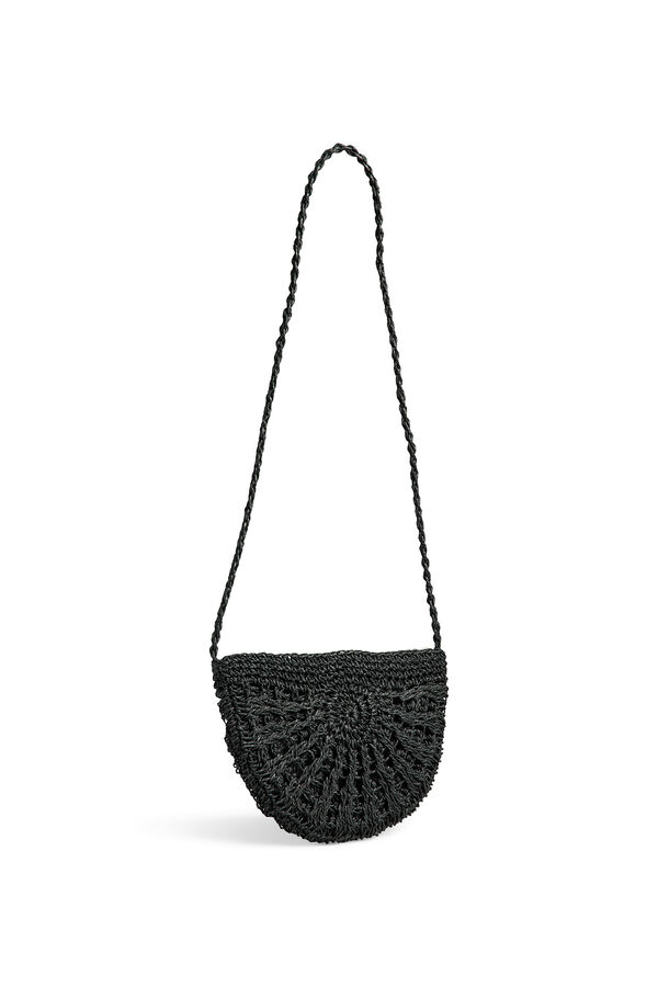 Pieces Bolso Paperstraw con cremallera negro