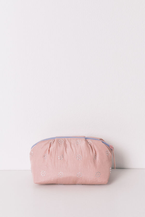 Women'secret Neceser mediano acolchado rosa lentejuelas  rosa