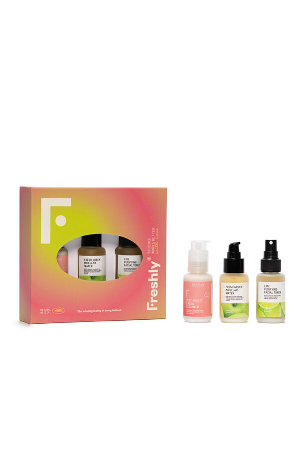 Freshly Cosmetics PACK Mini Cleanser Trio estampado