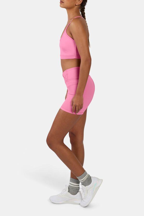 Reebok Sujetador deportivo tirantes finos rosa