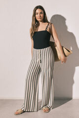 Women'secret Pantal&oacute;n largo estructura rayas estampado