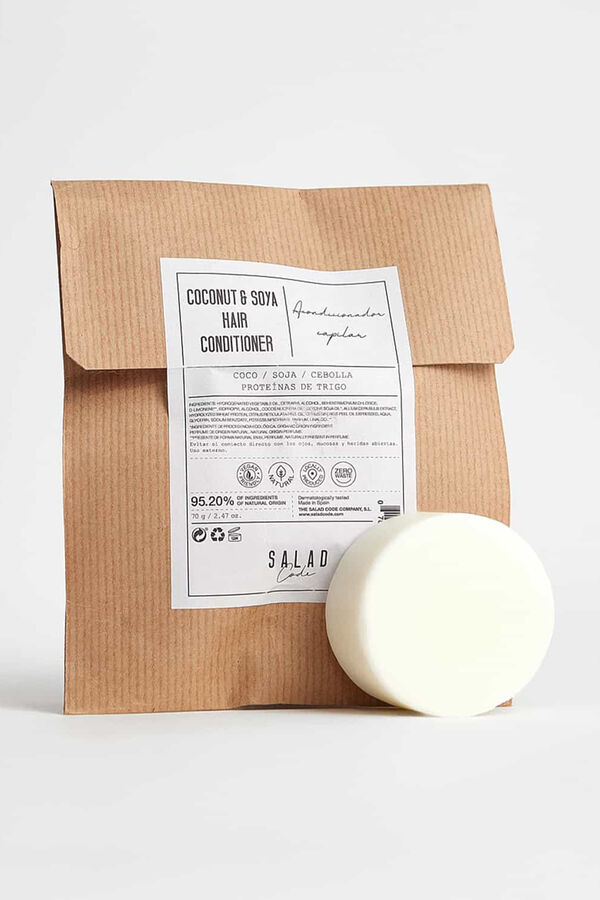 Salad Code Acondicionador de coco y soja para todo tipo de cabello beige