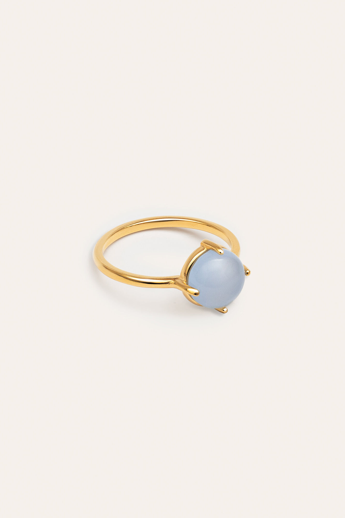 Singularu Anillo Celebrate Azul Ba&ntilde;o Oro