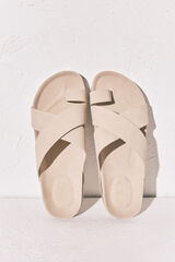 Women'secret Sandalia bio tiras cruzadas beige nude
