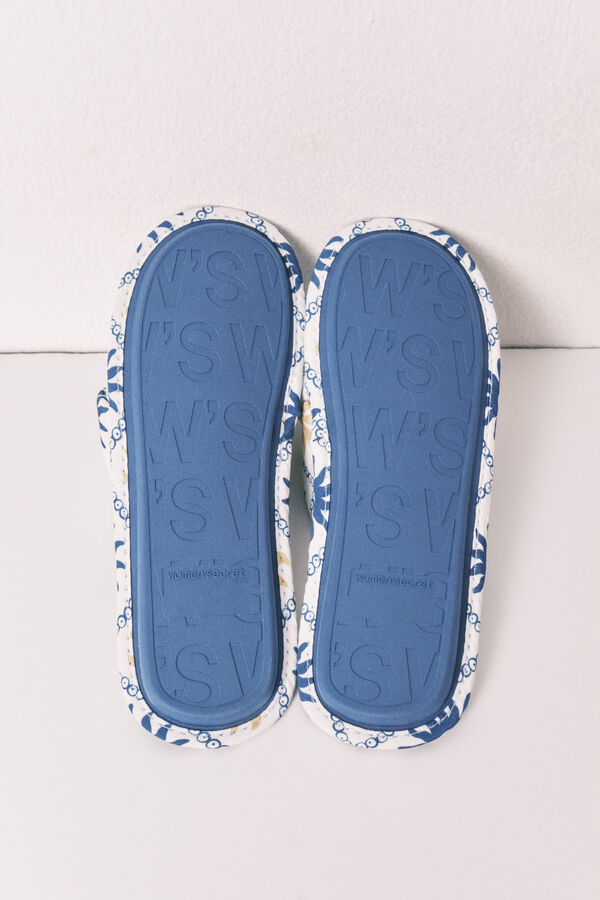 Women'secret Pack viaje zapatillas casa soles multicolor estampado