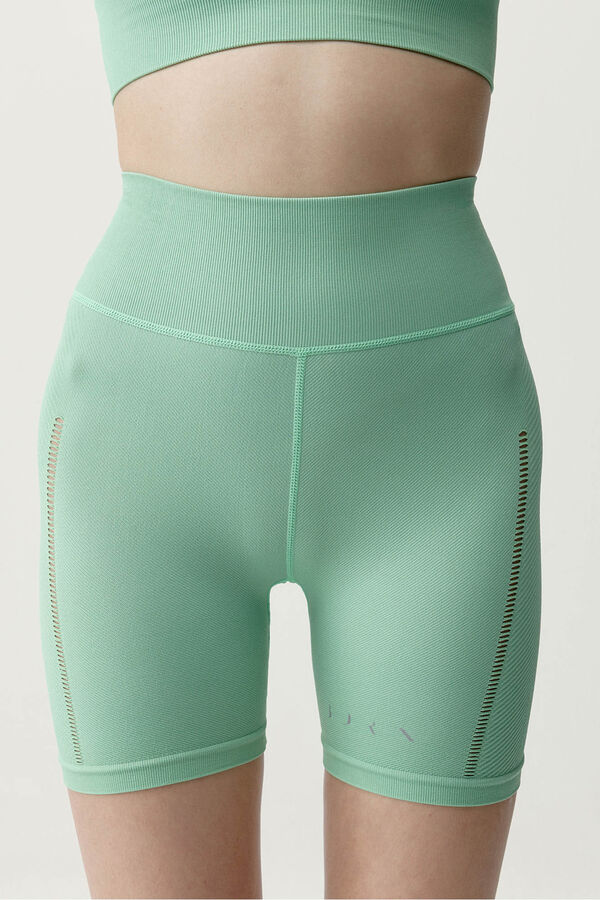 Born Living Yoga Pantal&oacute;n corto deportivo Sunset verde menta verde