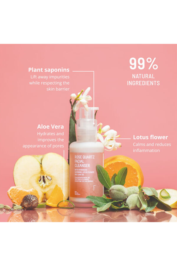 Freshly Cosmetics Rose Quartz Limpiador Facial blanco