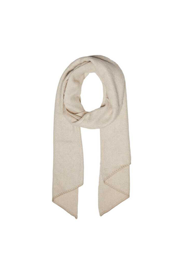 Pieces Bufanda larga suave gris
