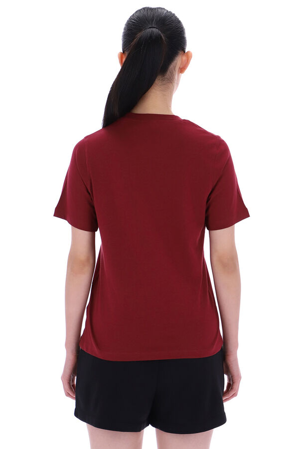 Reebok Camiseta deportiva con bolsillo y logo Reebok burdeos