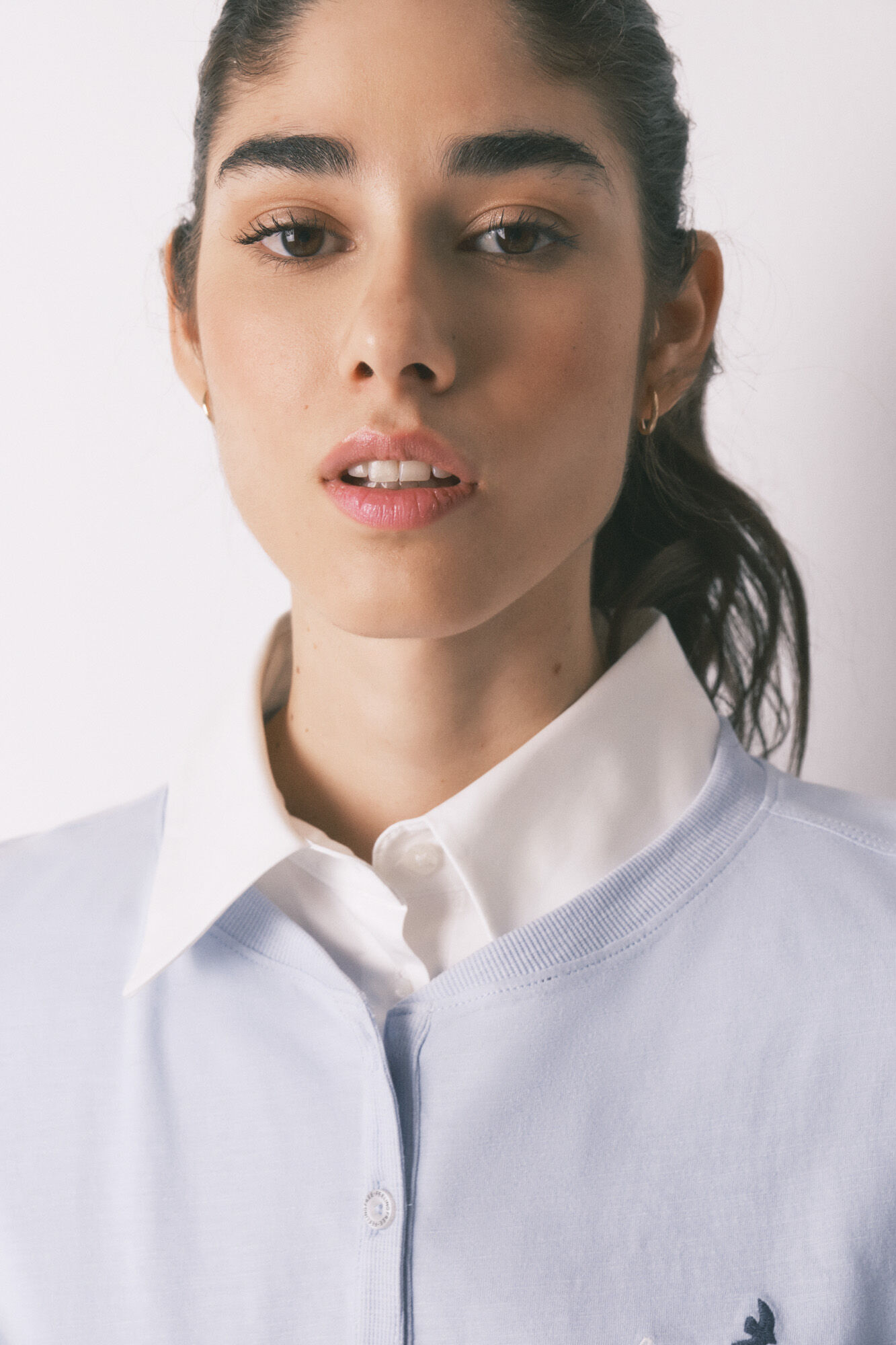 Women'secret Camiseta manga larga 100% algod&oacute;n azul