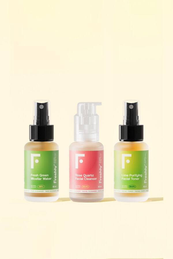 Freshly Cosmetics PACK Mini Cleanser Trio estampado