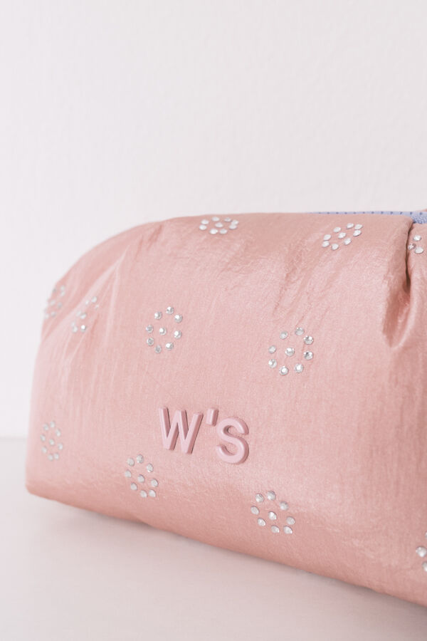 Women'secret Neceser mediano acolchado rosa lentejuelas  rosa