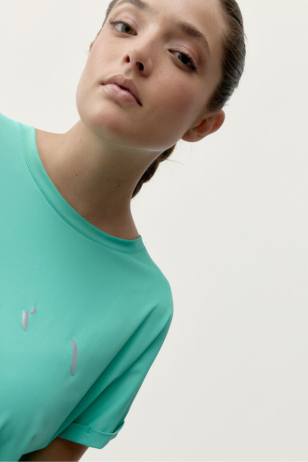 Born Living Yoga Camiseta deportiva Azami verde turquesa turquesa