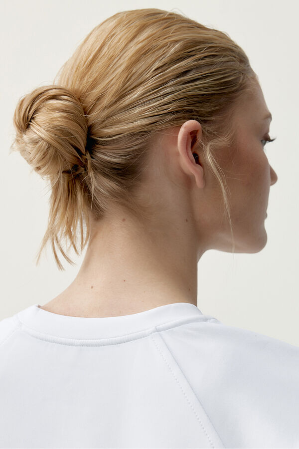 Born Living Yoga Sudadera Flora blanco marfil