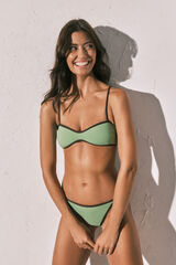 Women'secret Braga bikini basile&ntilde;a tira verde verde