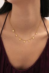 Singularu Collar Passion Acero Ba&ntilde;o Oro  amarillo