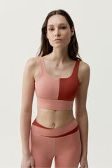 Born Living Yoga Top deportivo Kate coral/rojo estampado