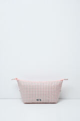 Women'secret Neceser mediano cuadros asa estampado